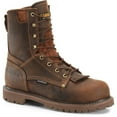 thumbnail image 1 of Men's Carolina CA8528 Waterproof 8" Composite Toe Brown Work Boots, 1 of 4