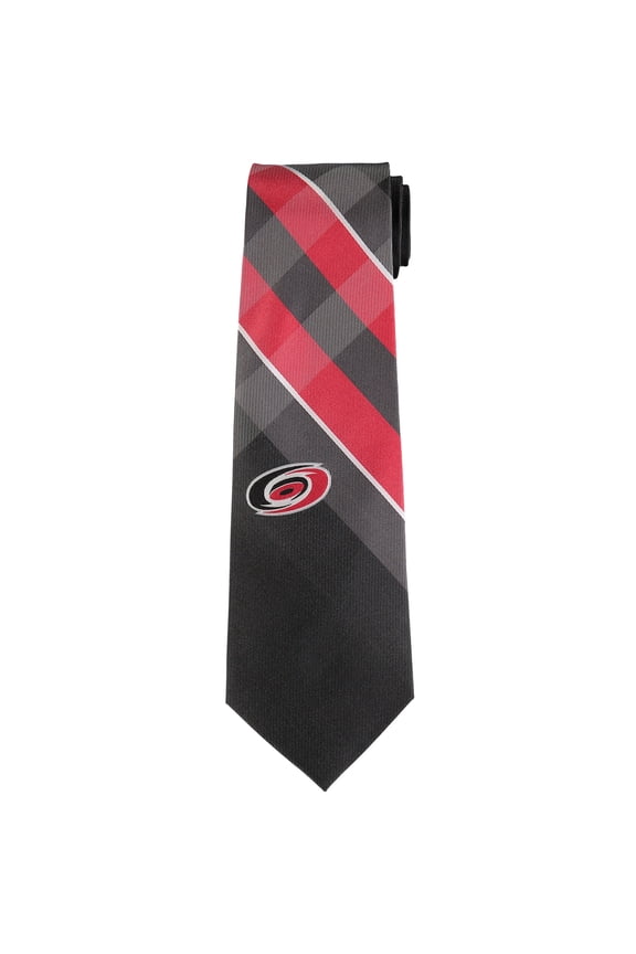 Men's Carolina Hurricanes Woven Poly Grid Tie