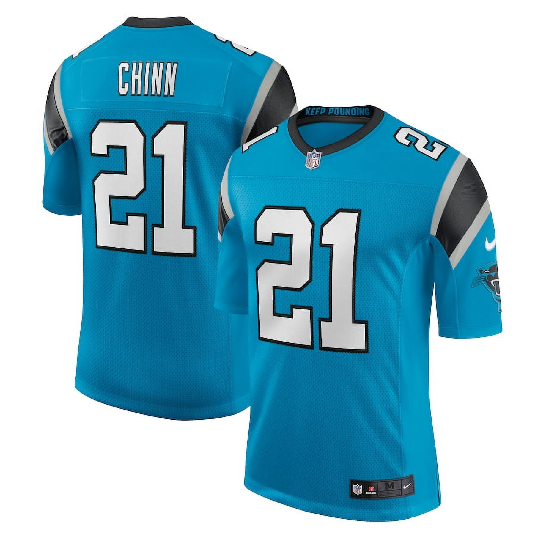 Men's Carolina_Panthers Jeremy Chinn Blue Vapor Limited Jersey - Walmart.com