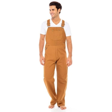 Men's Carpenter Bib and Brace Overalls Pro Heavy Duty Dungarees Unlined