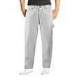 thumbnail image 1 of Men's Carpenter Work Jeans Hammer Loop Relaxed Fit Casual Cotton Denim Pants (White, 32x30), 1 of 1