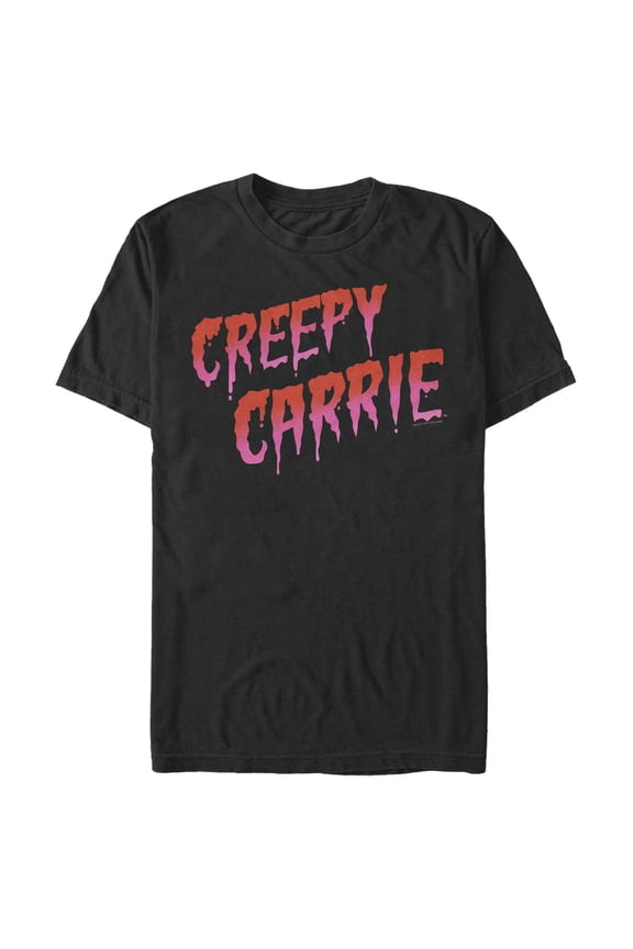 Men's Carrie Creepy Nickname  Graphic Tee Black Large