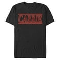 thumbnail image 1 of Men's Carrie Retro Neon Logo Graphic Tee Black 2X Large, 1 of 4