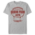 thumbnail image 1 of Men's Carrie Senior Prom 1979  Graphic Tee Silver X Large, 1 of 3