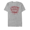 thumbnail image 1 of Men's Cars Lightning McQueen Piston Cup Graphic Tee Athletic Heather 2X Large, 1 of 5