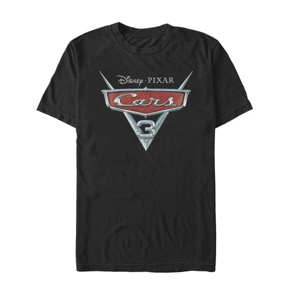 Men's Cars Logo Graphic Tee Black Small