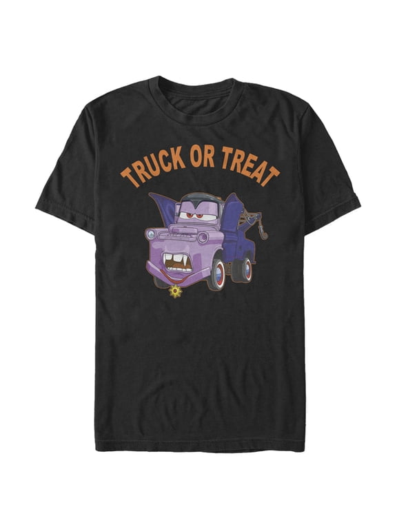 Men's Cars Mater Truck or Treat Graphic Tee Black Large