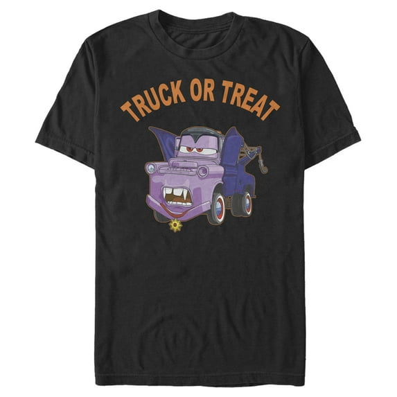 Men's Cars Mater Truck or Treat Graphic Tee Black X Large