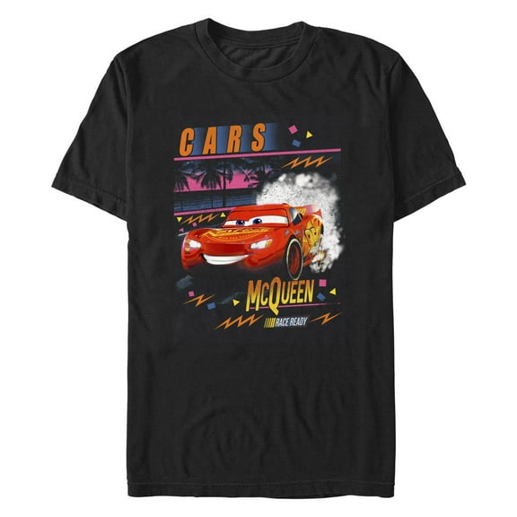 Men's Cars Retro McQueen Ready Graphic T-Shirt