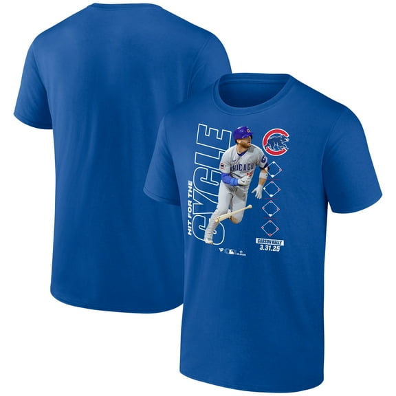 Men's Carson Kelly Royal Chicago Cubs Hit For The Cycle T-Shirt