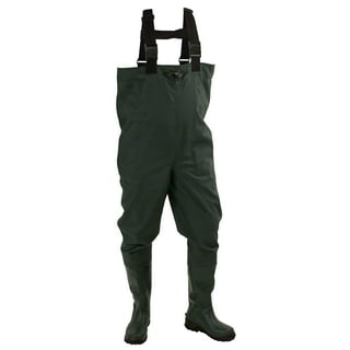 Gonex Chest Waders Hunting Fishing Waders for Men Women Waterproof 70D  Nylon Wader for Duck Hunting Fishing Green/Brown