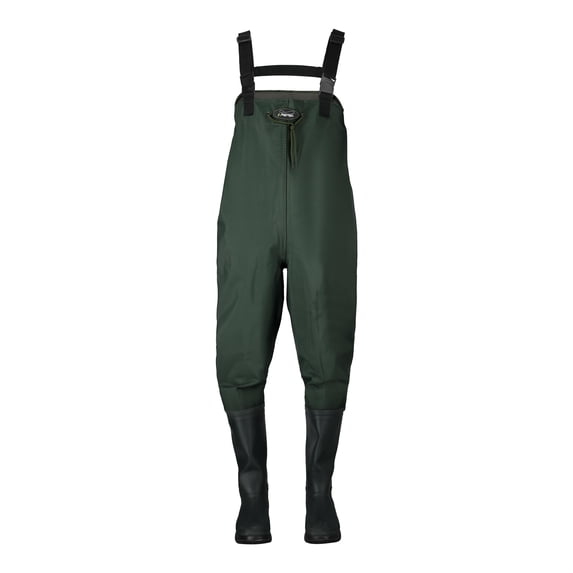 Frogg Toggs Men’s Cascades 2-Ply Bootfoot Chest Waders, Waterproof Waders for Fishing with Felt Outsole, Green, Size 11