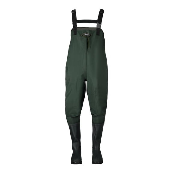 Frogg Toggs Men’s Cascades 2-Ply Bootfoot Chest Waders, Waterproof Waders for Fishing with Felt Outsole, Green, Size 12