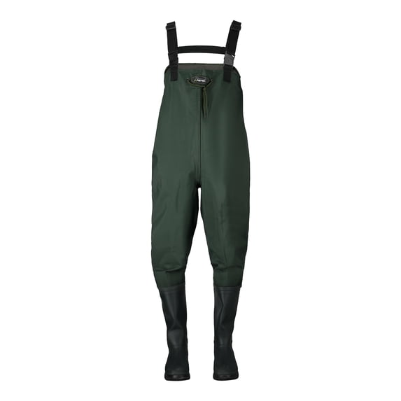 Frogg Toggs Men’s Cascades 2-Ply Bootfoot Chest Waders, Waterproof Waders for Fishing with Felt Outsole, Green, Size 13