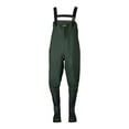 thumbnail image 1 of Frogg Toggs Men’s Cascades 2-Ply Bootfoot Chest Waders, Waterproof Waders for Fishing with Felt Outsole, Green, Size 14, 1 of 7