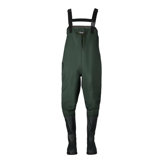 Frogg Toggs Men’s Cascades 2-Ply Bootfoot Chest Waders, Waterproof Waders for Fishing with Felt Outsole, Green, Size 14