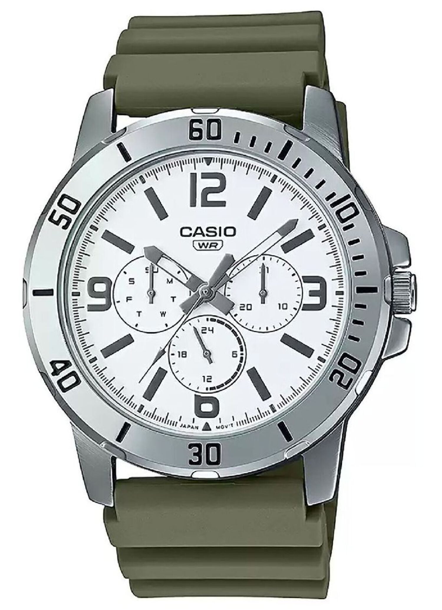 Men's Casio Sports Multifunction MTP-VD300 Steel Watch MTPVD300-3B