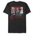 thumbnail image 1 of Men's Castlevania Hunter Character Panels Graphic Tee Black 3X Large, 1 of 4