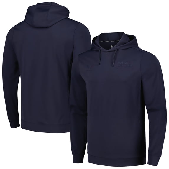 Men's Castore Navy Red Bull Racing 2023 Overhead Pullover Hoodie