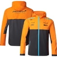 thumbnail image 1 of Men's Castore Orange/Charcoal McLaren F1 Team 2023 Replica Hoodie Full-Zip Rain Jacket, 1 of 4