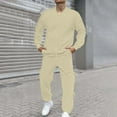 thumbnail image 1 of Men's Casual Active Tracksuits 2 Piece Full Zip Sweatsuit Workout Solid Jacquard Jogging Suit Set Sport Jogger Sweat Suits, 1 of 5
