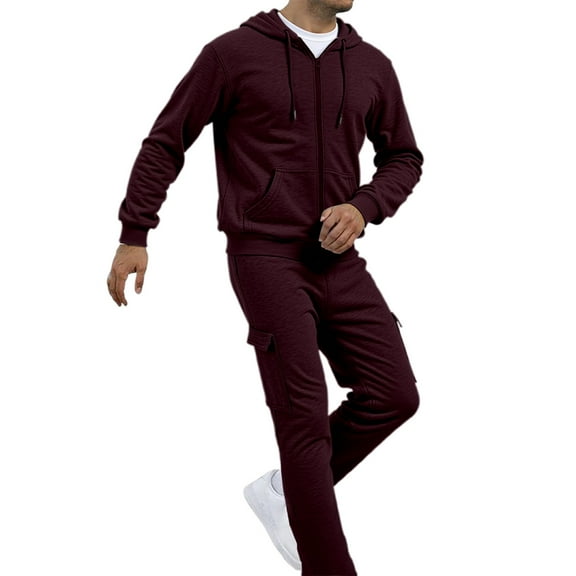 Men's Casual Active Tracksuits Full Zip Sports Jogging Suits Sets Athletic Running 2 Piece Sweatsuits with Pockets Outdoor Suits - -01,XXXL