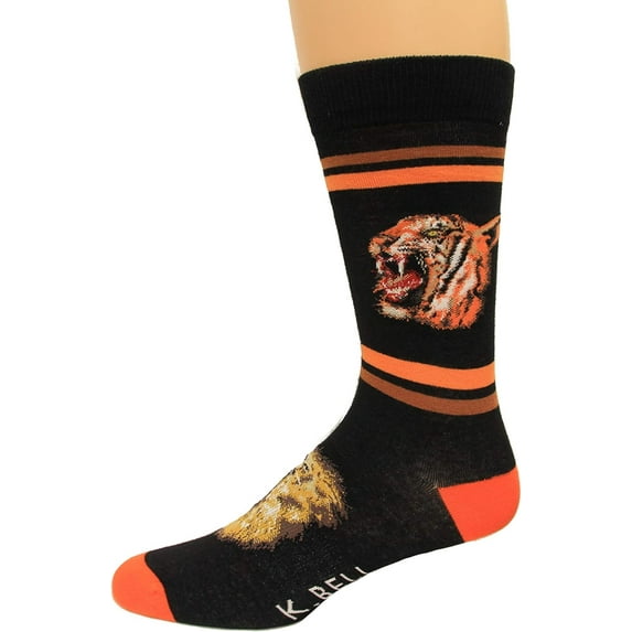 Men's Casual Animal Novelty Crew Socks
