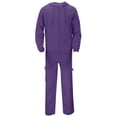 thumbnail image 1 of Men's Casual Athletic Tracksuit Long Sleeve Sweatsuit Set Full Zip Running Jacket and Pants 2 Piece Outfits Purple L, 1 of 8