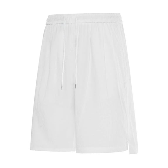 Men's Casual Athletic Workout Shorts 10" Inseam Quick Dry Performance Short Pants, Solid Color Casual Elastic Waist Drawstring Knee Length Sports Running Short