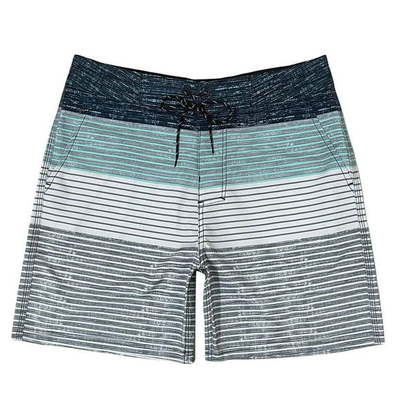 Men's Casual Beach Shorts Sports Surf Fit, Acrylic Material, Elastic Waist, Great for Summer Outdoor