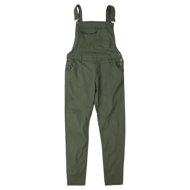 Men's Casual Bib Overalls Slim Fit Dungaree Pants Jumpsuit with Pockets ...
