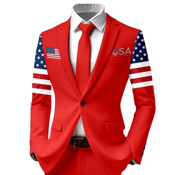 Men's Casual Blazer One Button Lightweight Sport Coats Slim Fit Suit Jacket with Pockets Plus Size Business Blazer