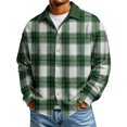 thumbnail image 1 of Men's Casual Button-Down Long-Sleeve Shirt Fashionable Casual Men's Clothing, 1 of 6