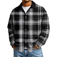 thumbnail image 1 of Men's Casual Button-Down Long-Sleeve Shirt Fashionable Casual Men's Clothing, 1 of 6