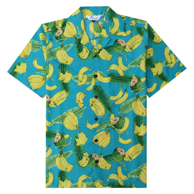 Mens Casual Button Down Short Sleeve Beach Hawaiian Shirts For Men