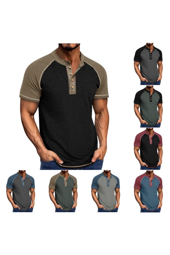 Men's Casual Button Down Shirts Breathable Short Sleeve Round Neck Solid Color Tops Polycotton Outdoor Hiking Fishing Gym Travel Summer Streetwear Essential Gift For Him | JASKFLY,Army Green L