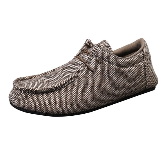 Men's Casual Canvas Shoes For Comfortable On Driving Loafers Canvas Sneakers For Everyday Wear