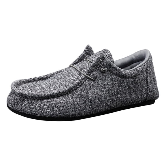 Men's Casual Canvas Shoes For Comfortable On Driving Loafers Canvas Sneakers For Everyday Wear