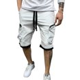 thumbnail image 1 of Men's Casual Cargo Shorts for Everyday Wear with Functional Pockets and Adjustable Drawstring for Comfort and Style Men's Black Shorts Mens Navy Multi Pack, 1 of 5