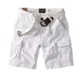 thumbnail image 1 of Men's Casual Cargo Shorts Regular Fit Multi-Pocket Outdoor Work Short Pants with Belt, Summer Quick Dry Hiking Shorts, 1 of 8