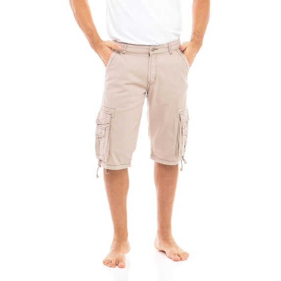 Men’s Casual Cargo Work Shorts – Cotton Twill, Slim Fit, Multi-Pocket Utility Shorts