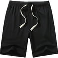 thumbnail image 1 of Men's Casual Classic Shorts Athletic Cotton Sweat Shorts with Drawstring, 1 of 5