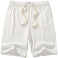 thumbnail image 1 of Men's Casual Classic Shorts Athletic Cotton Sweat Shorts with Drawstring, 1 of 5
