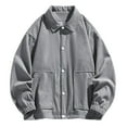 thumbnail image 1 of Men's Casual Corduroy Jacket Loose Fit Sports Coat Trendy Versatile Lightweight Comfortable Outerwear, 1 of 2
