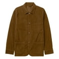 thumbnail image 1 of Men's Casual Corduroy Shirt Jacket Spring Minimalist Lightweight Long Sleeve Non Ironing Comfortable Cardigan Stylish Layering, 1 of 2