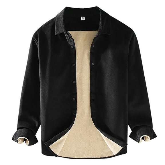 Men's Casual Corduroy Shirt Long Sleeve Lapel Top Comfortable Stylish Versatile Classic Button Down Men's Oversized Tee Summer Tops Streetwear