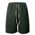 thumbnail image 1 of Men's Casual Corduroy Shorts Elastic Waist Summer Comfortable Breathable Lightweight Outdoor Sports Shorts with Pockets, 1 of 2