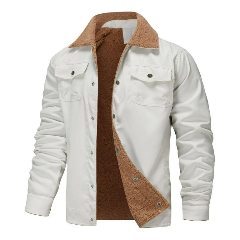 Warm fur Pure Color Standing Collar Leather Coat Warm fur Pure Color Standing Collar Leather Coat