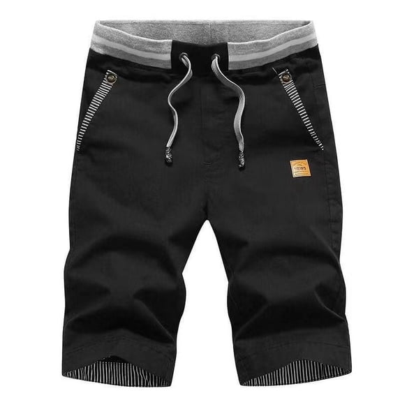 Men's Casual Cotton Linen Cropped Pants for Summer