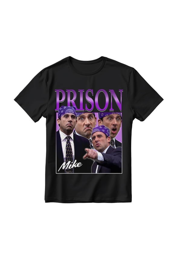 Men's Casual Cotton T-Shirt - Michael Scott Print from The Office TV Show